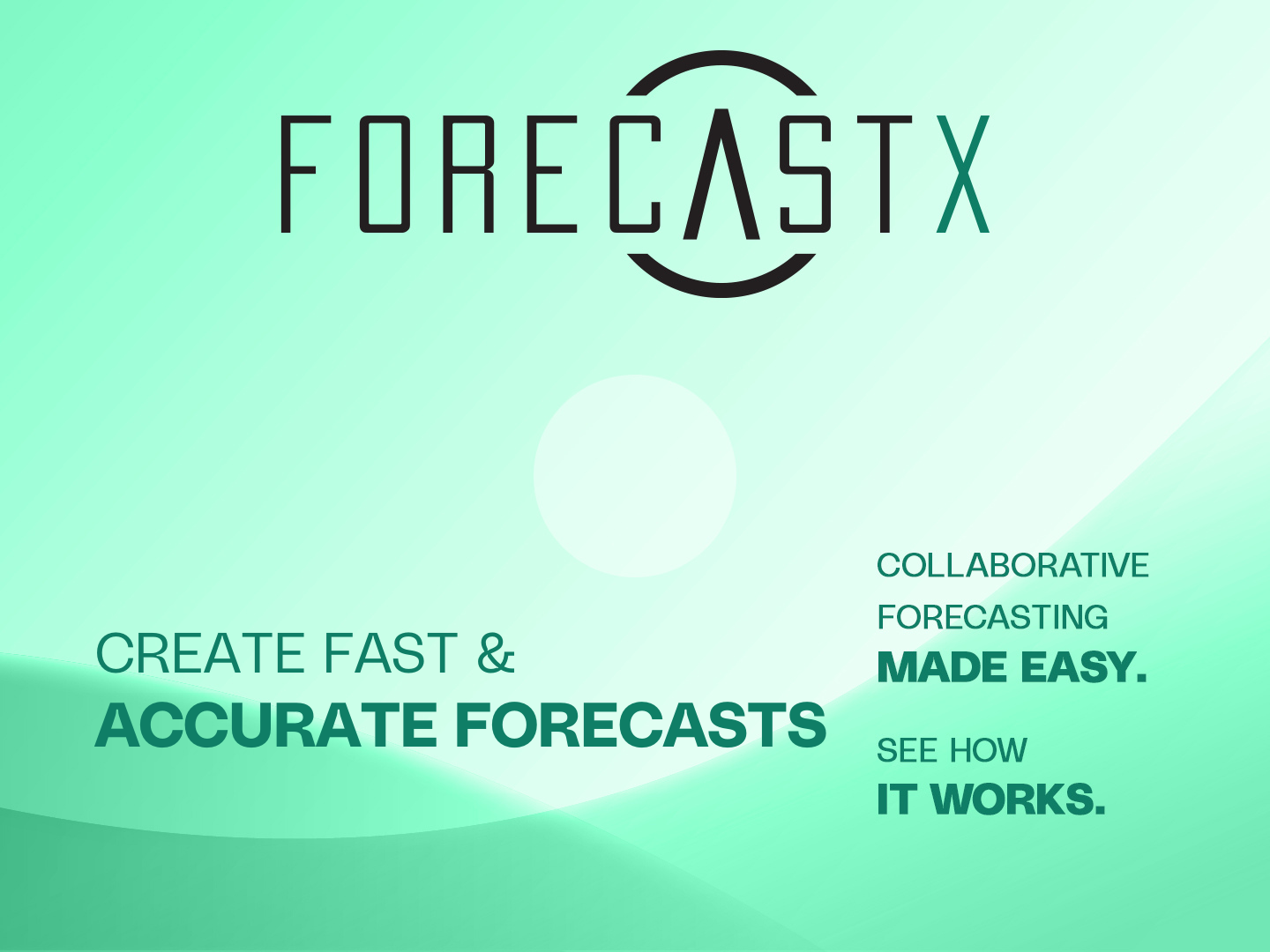Create Fast & Accurate Forecasts